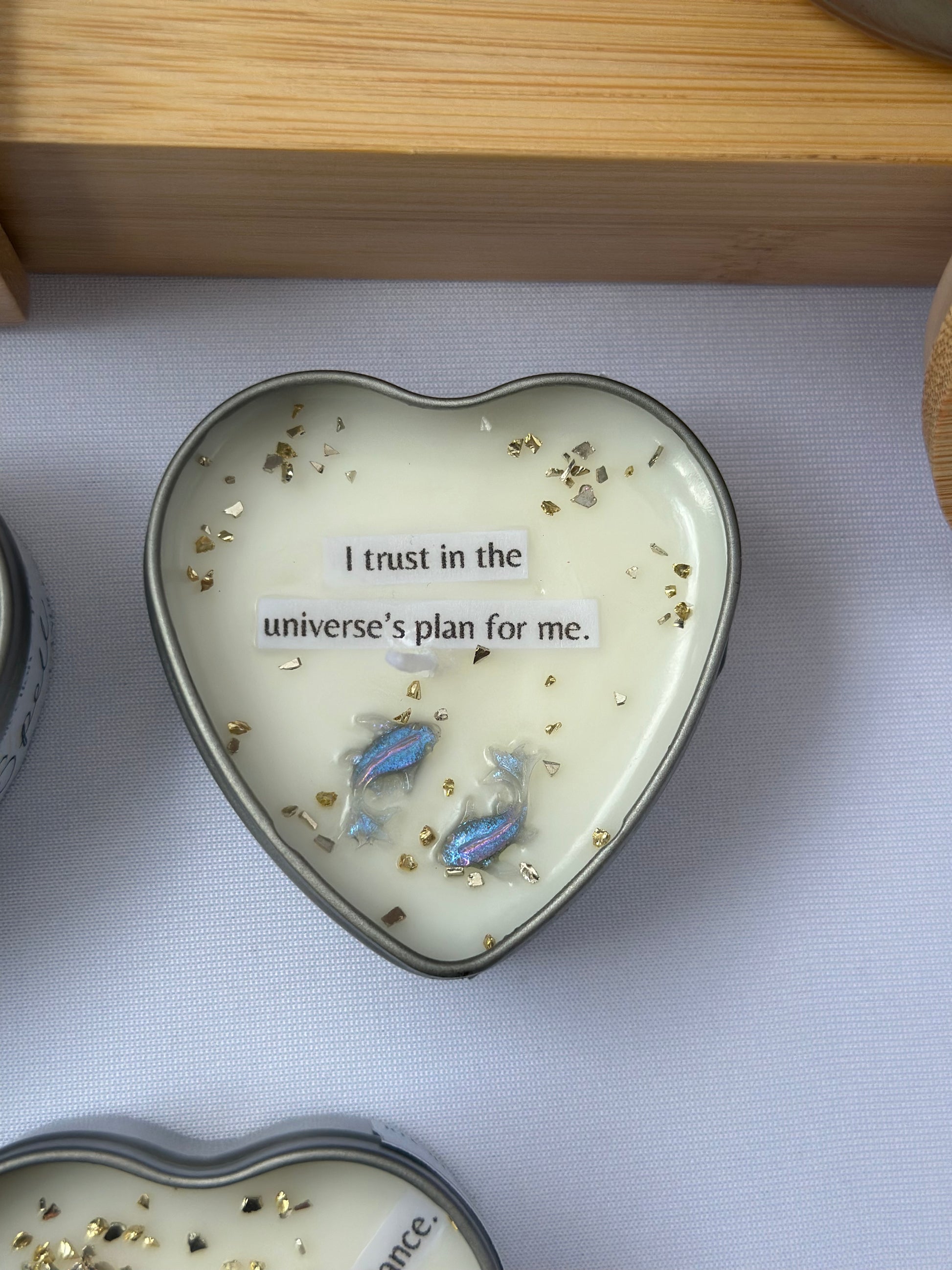 🌟 Mini Affirmation Candle – One-of-a-Kind Messages from the Universe