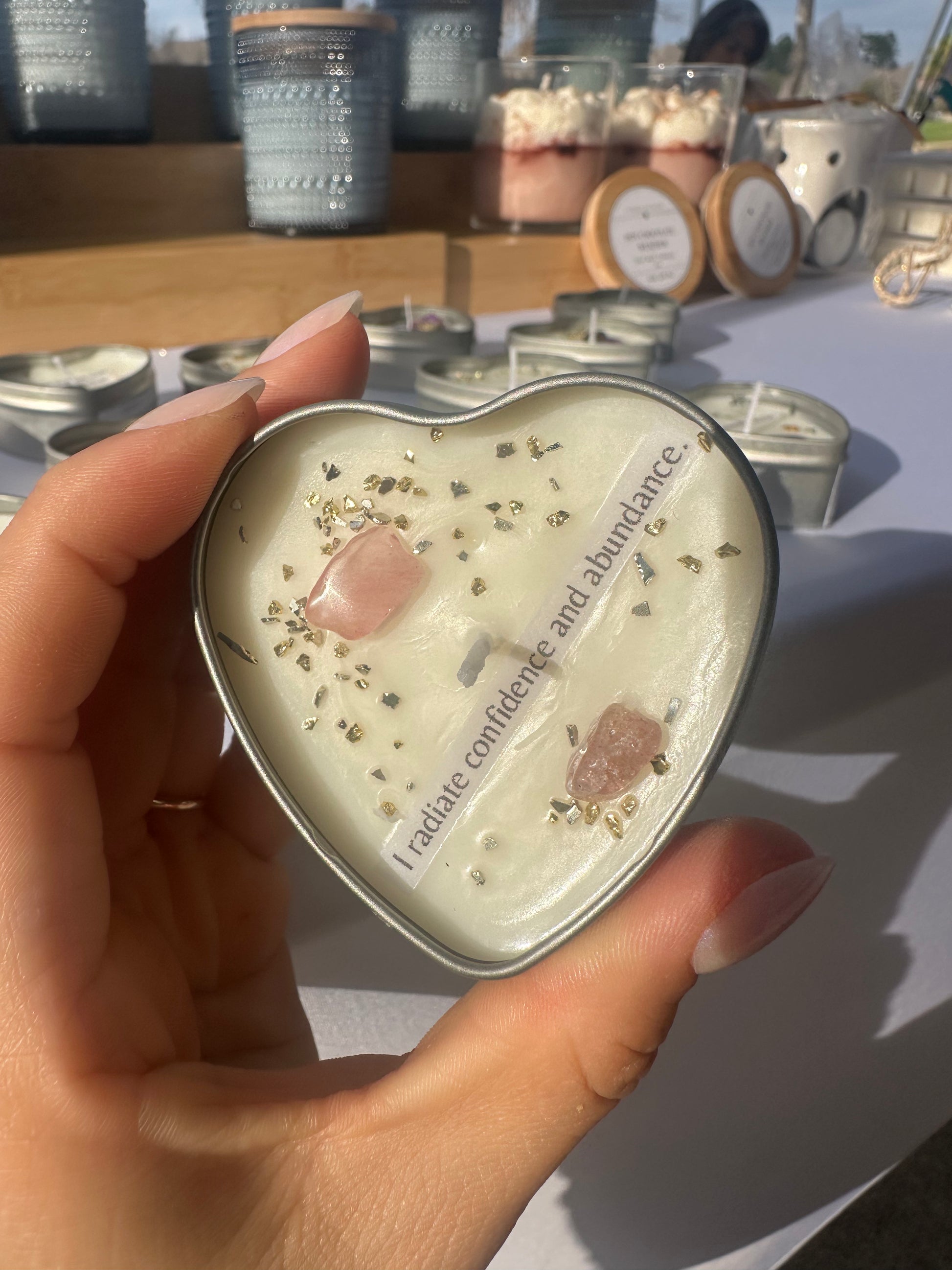 🌟 Mini Affirmation Candle – One-of-a-Kind Messages from the Universe